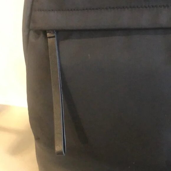 WANT Les Essentiels Piper Black Nylon and Jet Black Leather Backpack